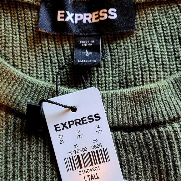 Express Sweater L Tall new - Picture 5 of 16